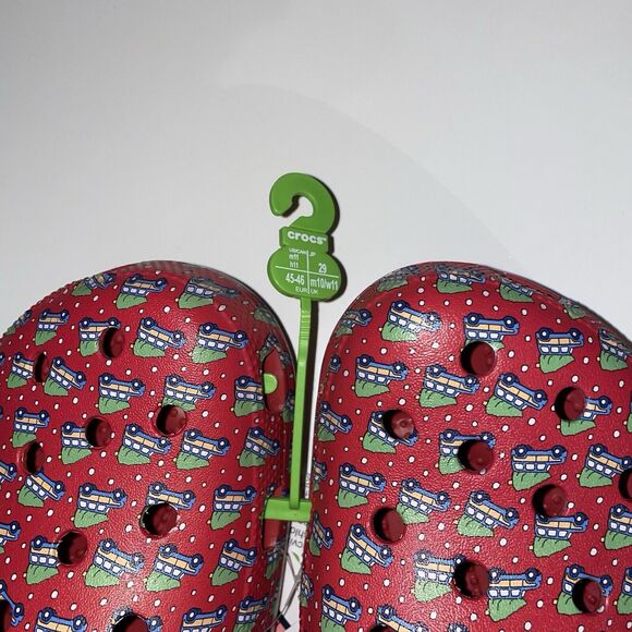 Crocs Classic Clogs Slip On Holiday Vineyard Vines Mens 11 Womens 12.5 Christmas - Picture 6 of 6